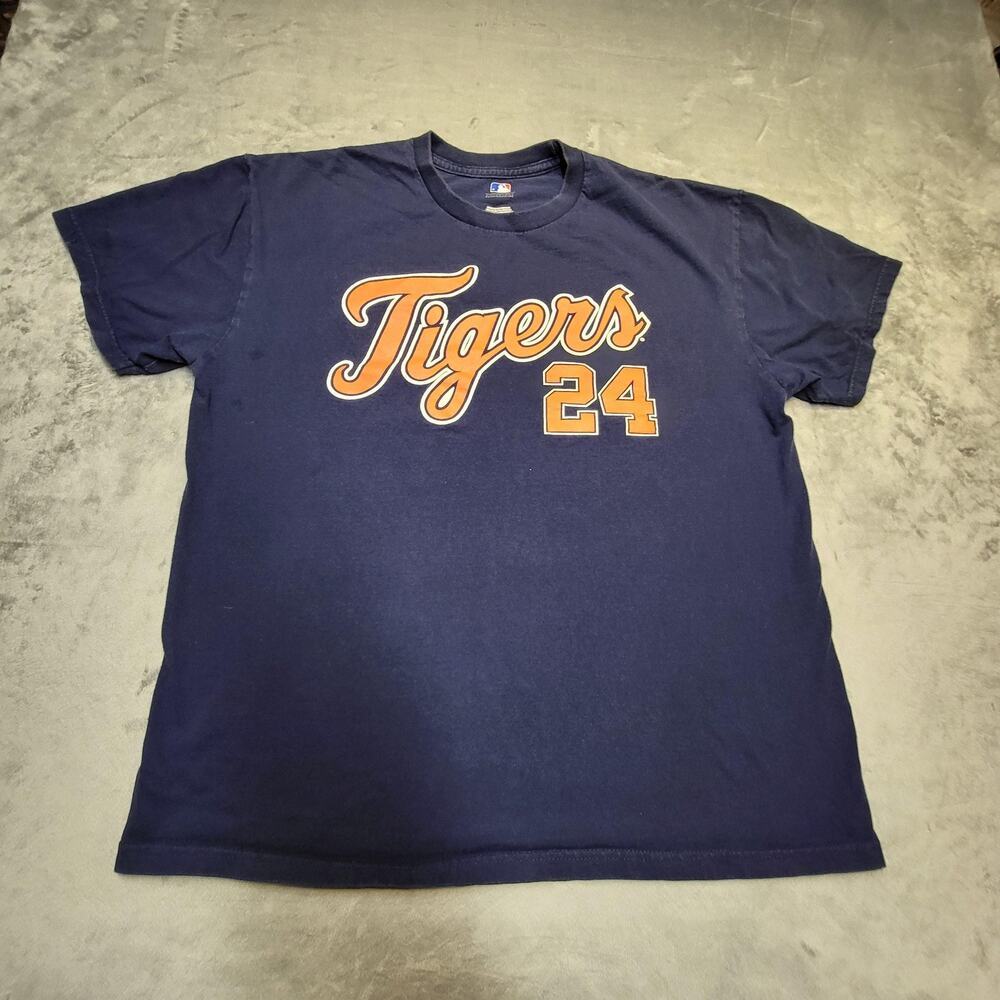 Detroit Tigers Shirt Mens XL Cabrera 24 MLB Baseball Tee Authentic Merchandise